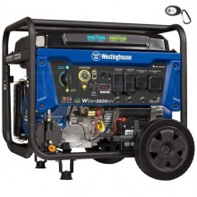Westinghouse WGen9500DFc  9500 Watt Electric Start Dual Fuel Portable Generator Wireless Remote Start And CO Sensor 49 State