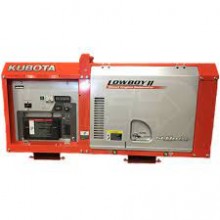 Kubota GL11000 - 11,000 Watt Lowboy II Series Industrial Diesel Generator (CARB)