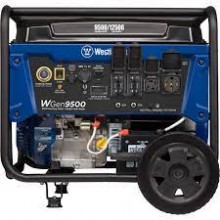 Westinghouse WGen9500 - 9500 Watt Electric Start Portable Generator w/ GFCI Protection & Wireless Remote Start (CARB)