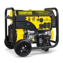 Champion 100110 - 9200 Watt Electric Start Portable Generator (CARB) w/ Storm Shield Cover
