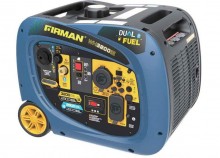Firman WH02942 Whisper Series 2900 Watt Dual Fuel Electric Start Inverter Generator RV Outlet