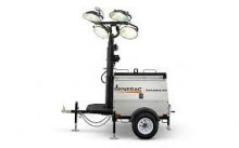 Generac MLT4060MV-STD - 6kW Towable Diesel Vertical Mast Light Tower w/ Mitsubishi Engine & Electric Winch
