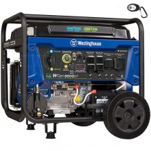 Westinghouse WGen9500DF  9500 Watt Electric Start Dual Fuel Portable Generator GFCI Protection And Wireless Remote Start 49 State