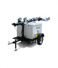 Generac MLT4200IF4-STD - 20kW Towable Diesel Horizontal Mast Light Tower w/ Isuzu Engine & Manual Winch