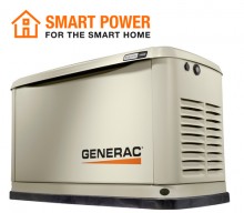Generac Guardian 14kW Aluminum Standby Generator System (200A Service Disconnect + AC Shedding) w/ Wi-Fi + QwikHurricane Pad + Battery