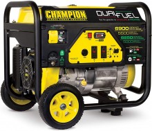 Champion 100231 - 5500 Watt Dual Fuel Portable Generator (CARB)