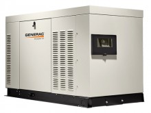 Generac Protector Series 25kW Automatic Standby Generator Aluminum with Mobile Link 120 240V Single Phase