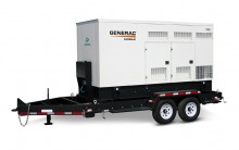 Generac 36kW (Prime) / 40kW (Standby) Skid-Mount Diesel Generator (Isuzu Engine) w/ Tandem-Axle Trailer