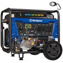 Westinghouse WGen11500TFc  11500 Watt Electric Start Tri Fuel Portable Generator Co Sensor And Wireless Remote Start 49 State