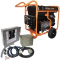 Generac GP17500E - 17,500 Watt Electric Start Portable Generator (49-State) w/ 50-Amp Power Transfer Kit